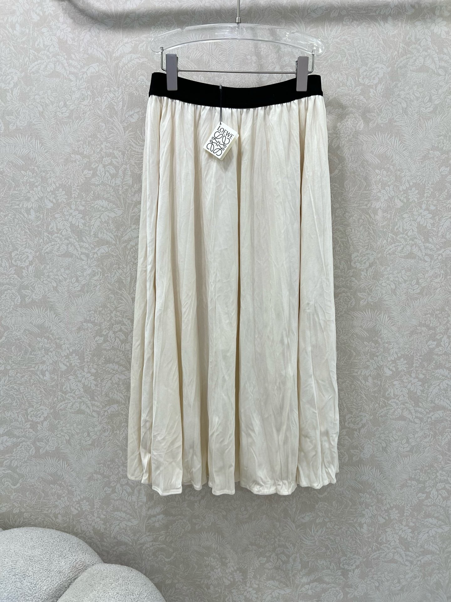 25fw new pleated velvet skirt