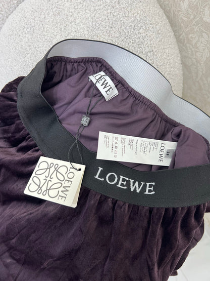 25fw new pleated velvet skirt