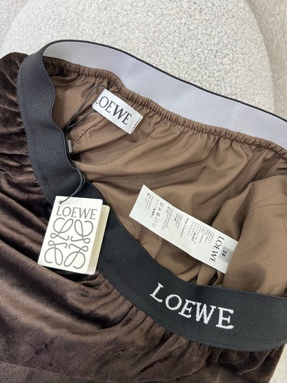 25fw new pleated velvet skirt