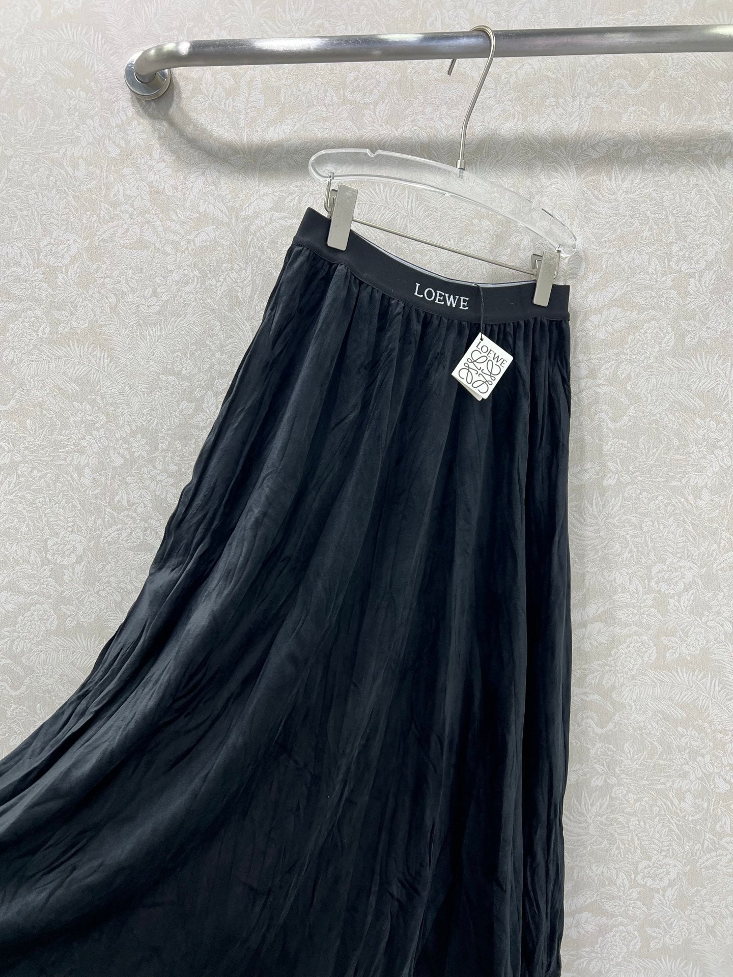 25fw new pleated velvet skirt