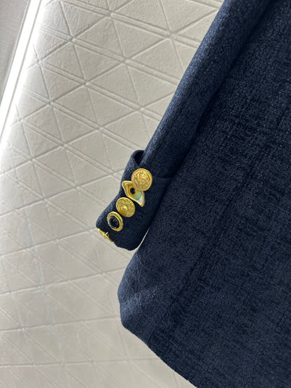 25fw new brooch contrast color suit jacket