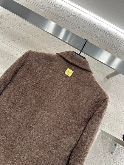 25fw new brooch contrast color suit jacket