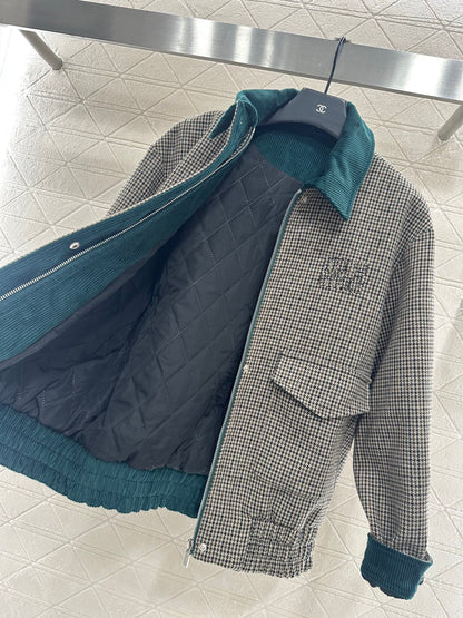 25fw new patchwork corduroy jacket