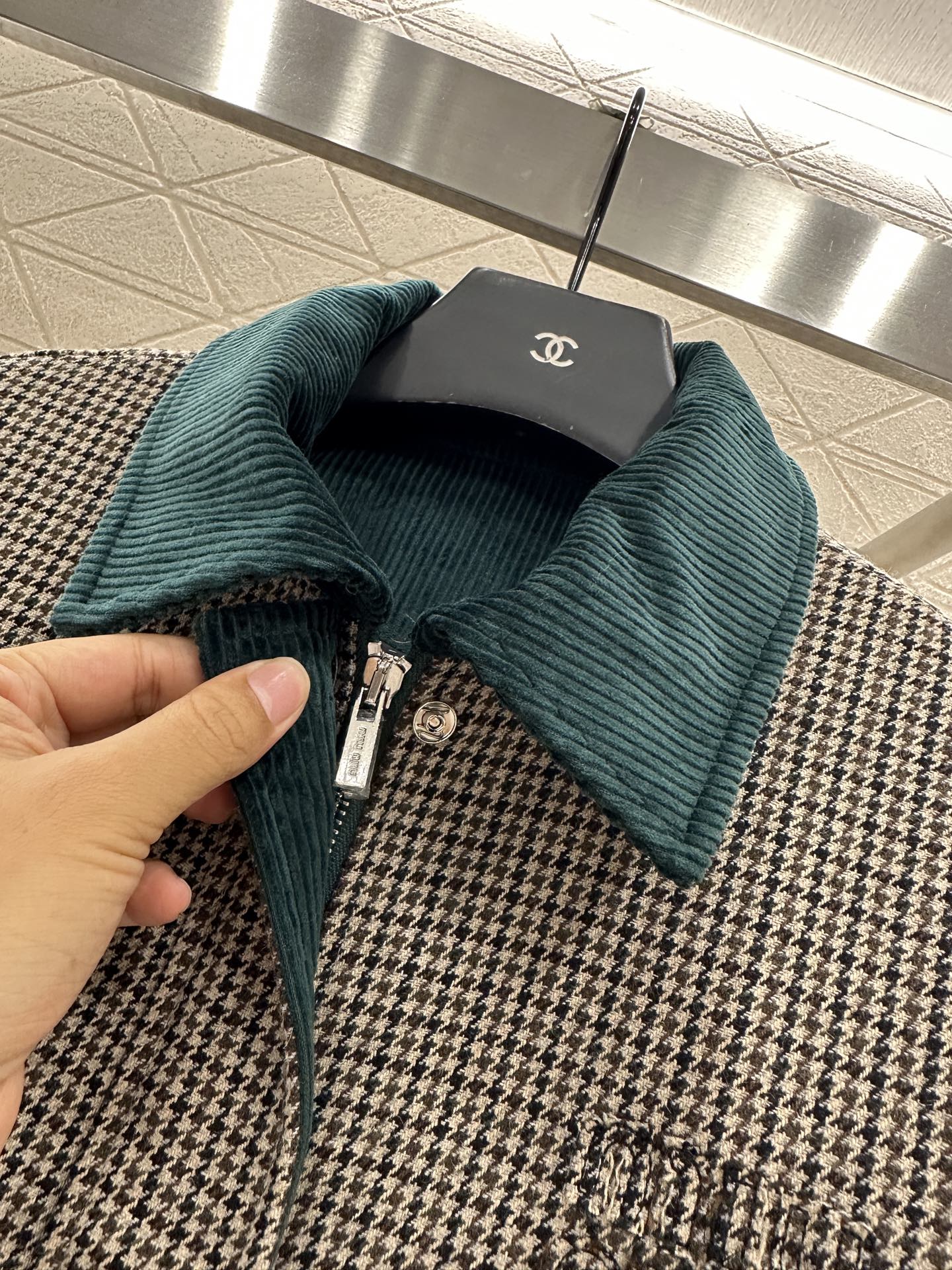 25fw new patchwork corduroy jacket