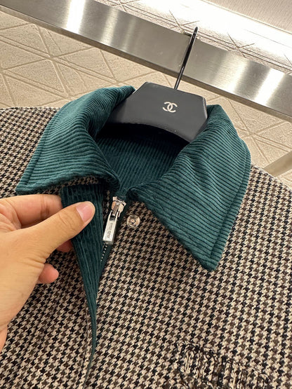 25fw new patchwork corduroy jacket