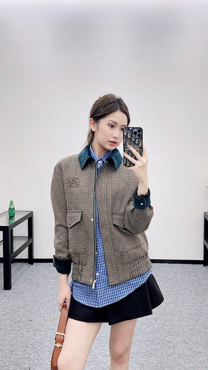 25fw new patchwork corduroy jacket