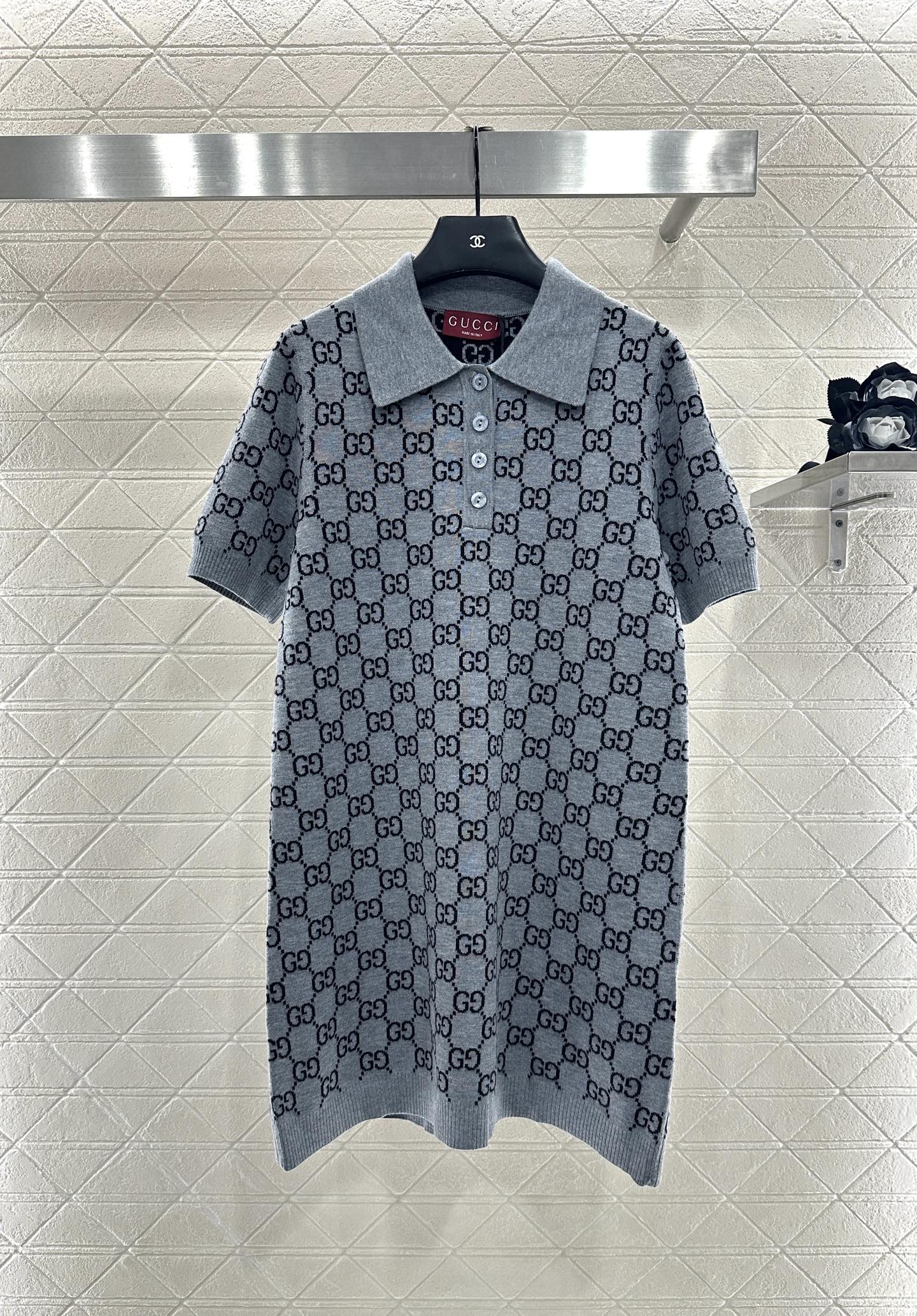 25fw new jacquard knitted dress