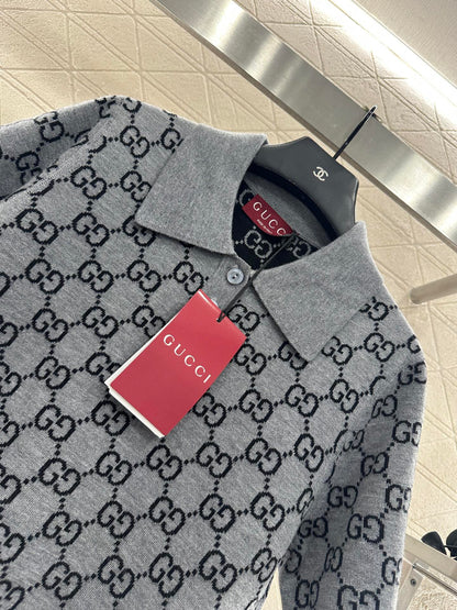 25fw new jacquard knitted dress