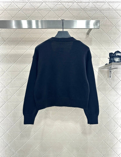 25fw new chain pocket knitted cardigan