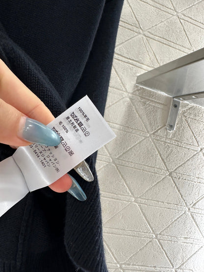 25fw new chain pocket knitted cardigan