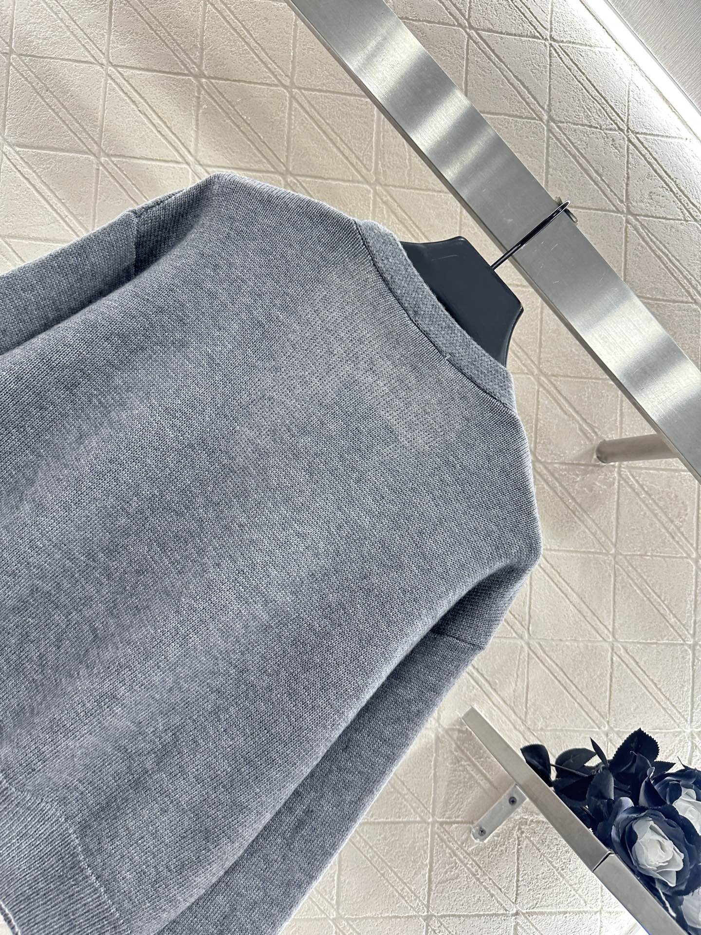 25fw new chain pocket knitted cardigan