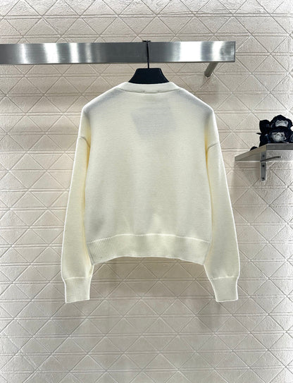 25fw new chain pocket knitted cardigan