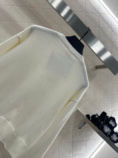 25fw new chain pocket knitted cardigan