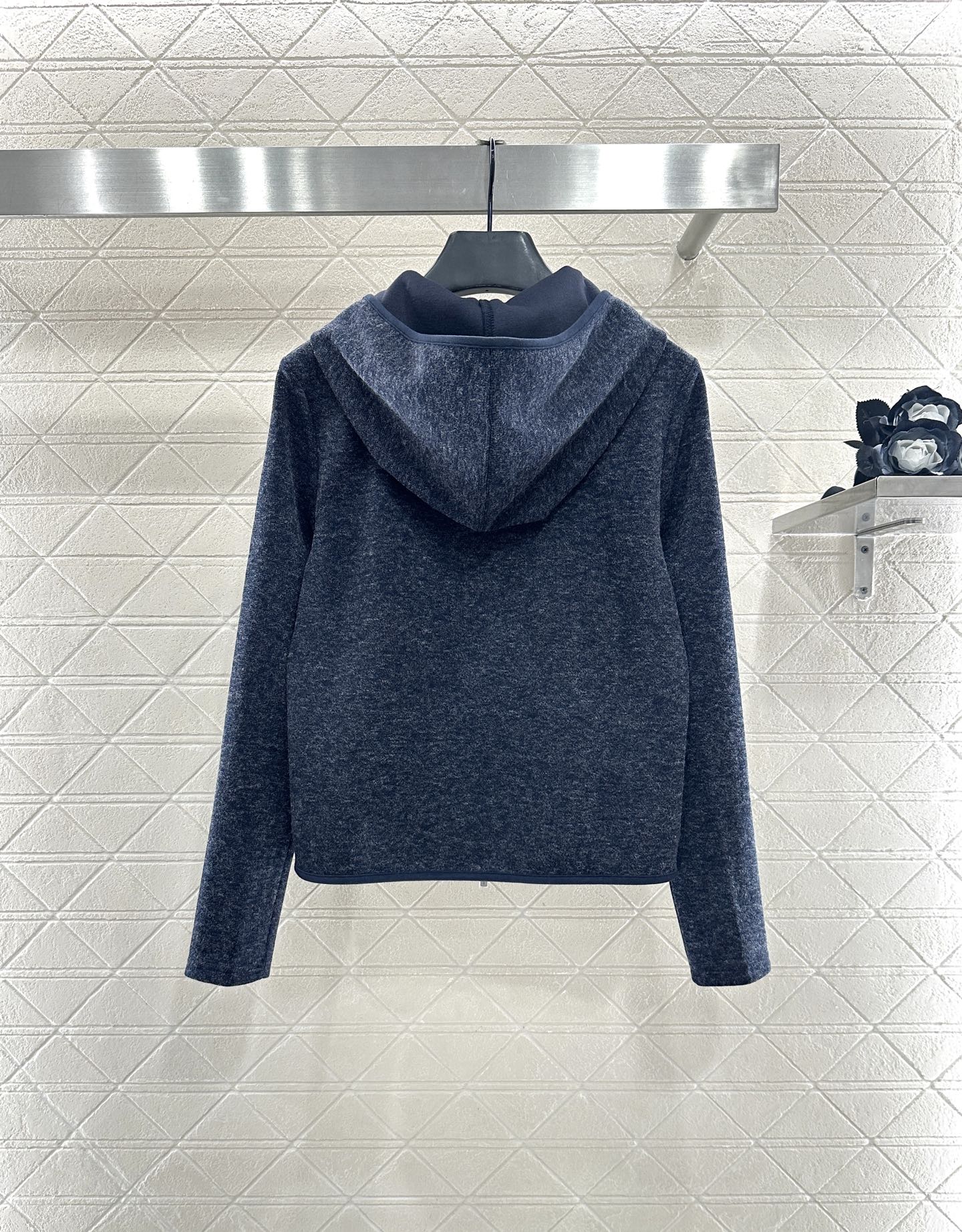 25fw new patchwork hooded jacket and trousers suit