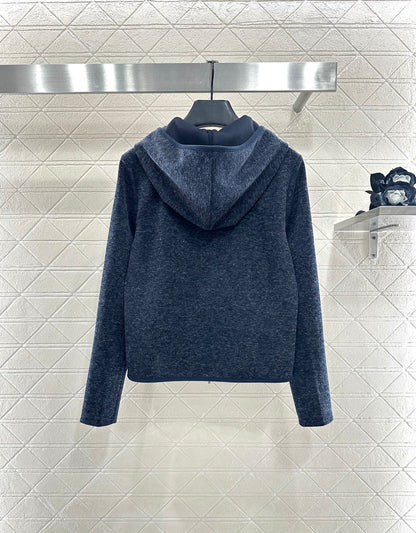 25fw new patchwork hooded jacket and trousers suit