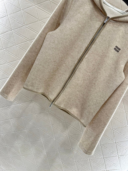 25fw new patchwork hooded jacket and trousers suit