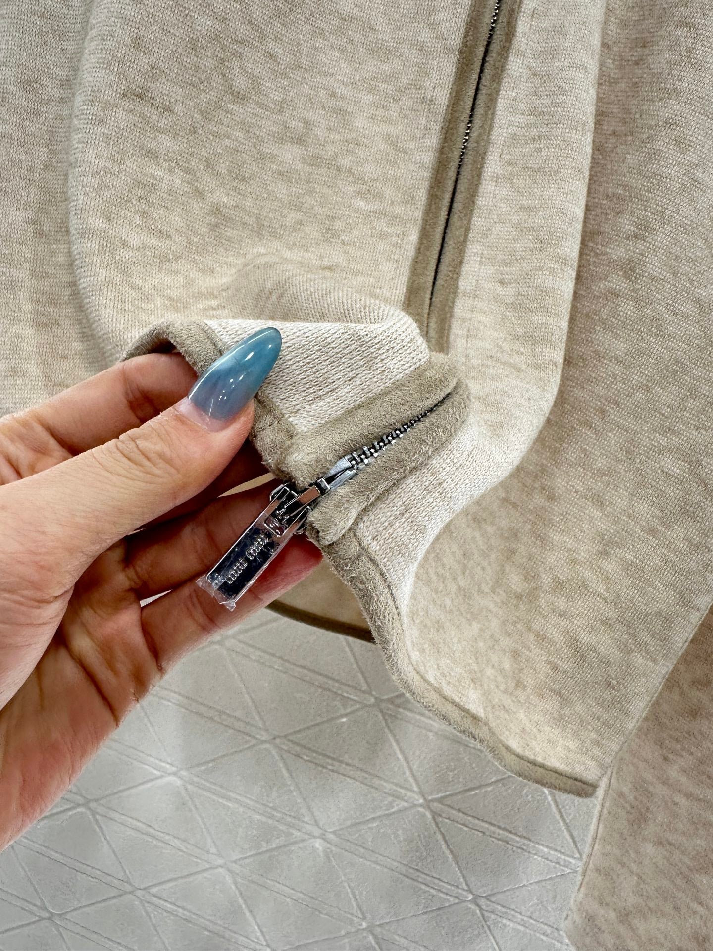 25fw new patchwork hooded jacket and trousers suit