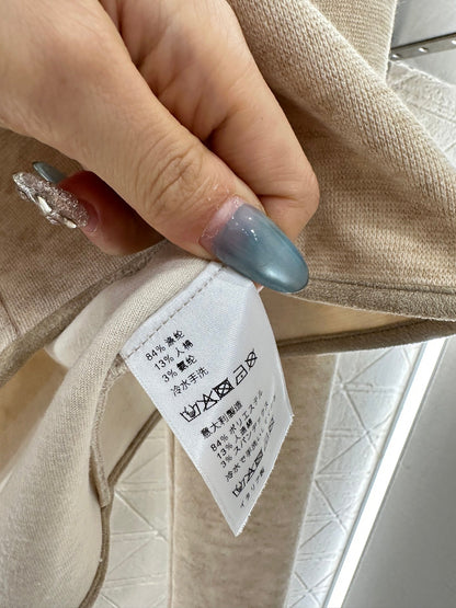 25fw new patchwork hooded jacket and trousers suit