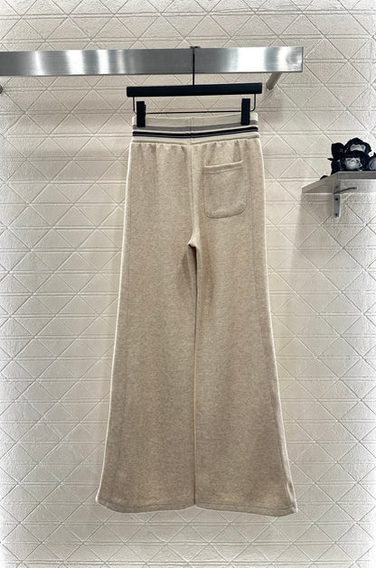 25fw new patchwork hooded jacket and trousers suit