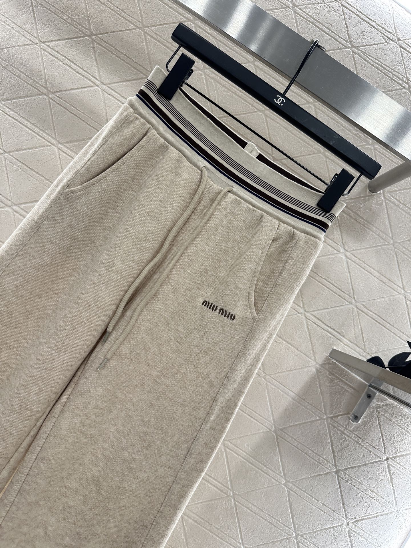 25fw new patchwork hooded jacket and trousers suit