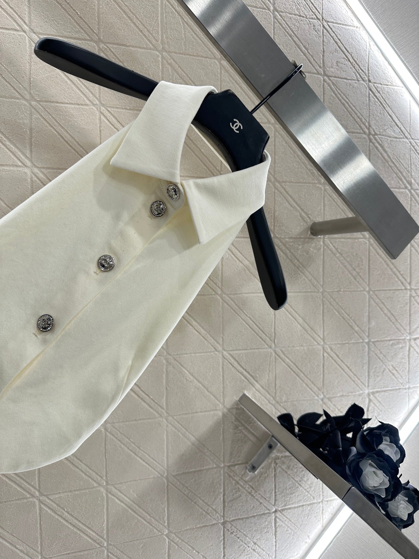 25fw new waist halter neck vest trousers suit