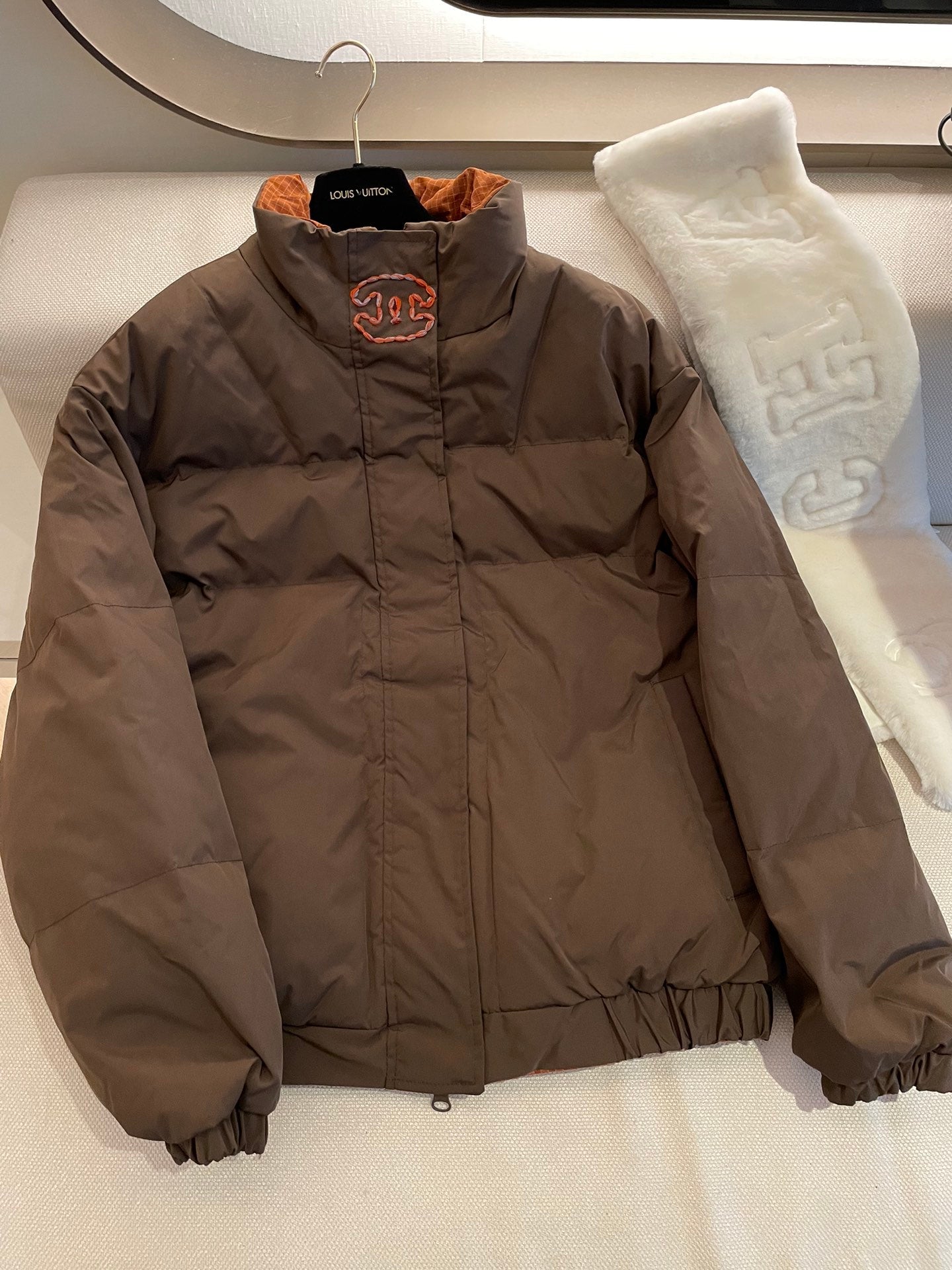 25fw new vintage double-sided down jacket