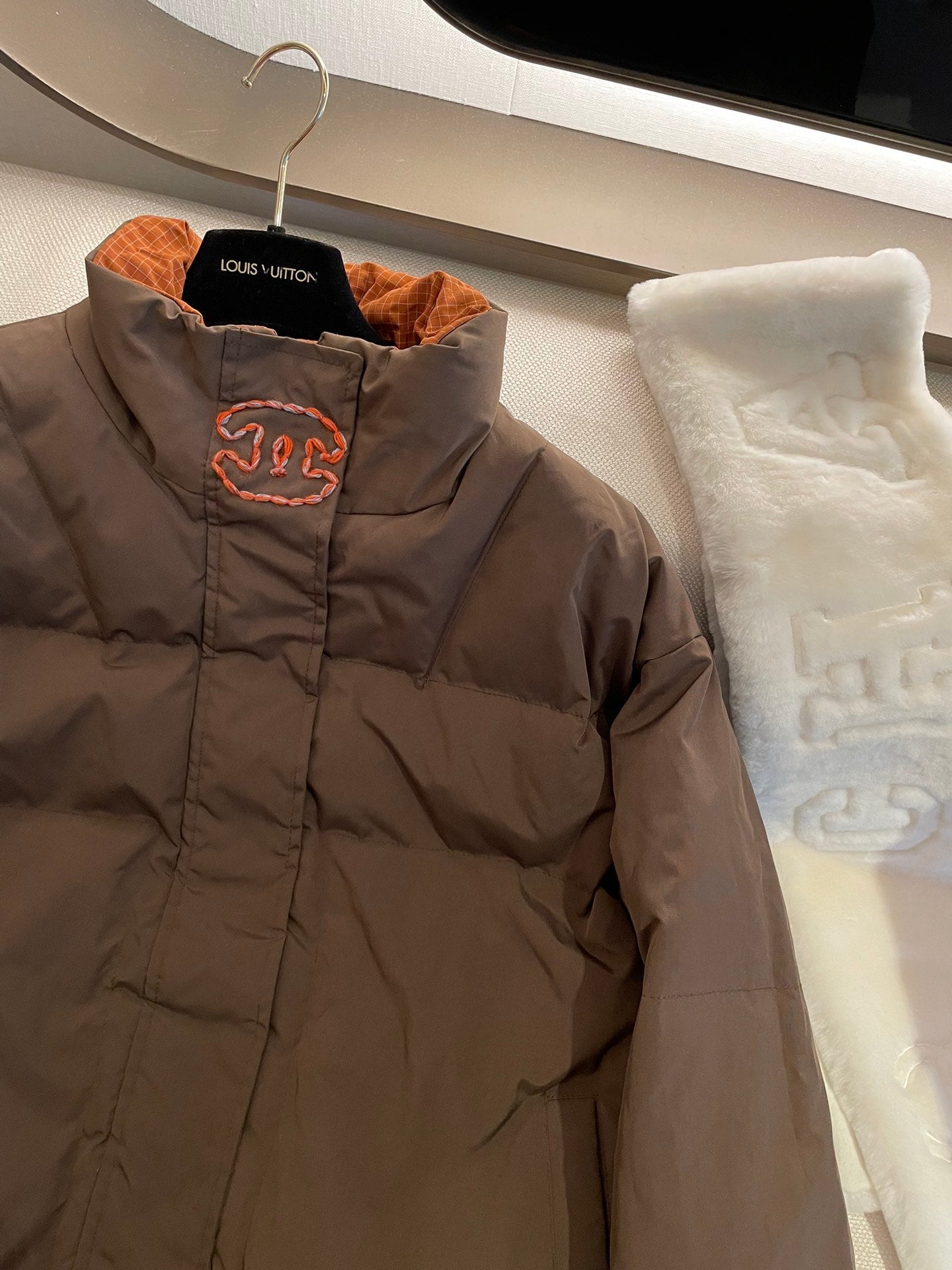 25fw new vintage double-sided down jacket