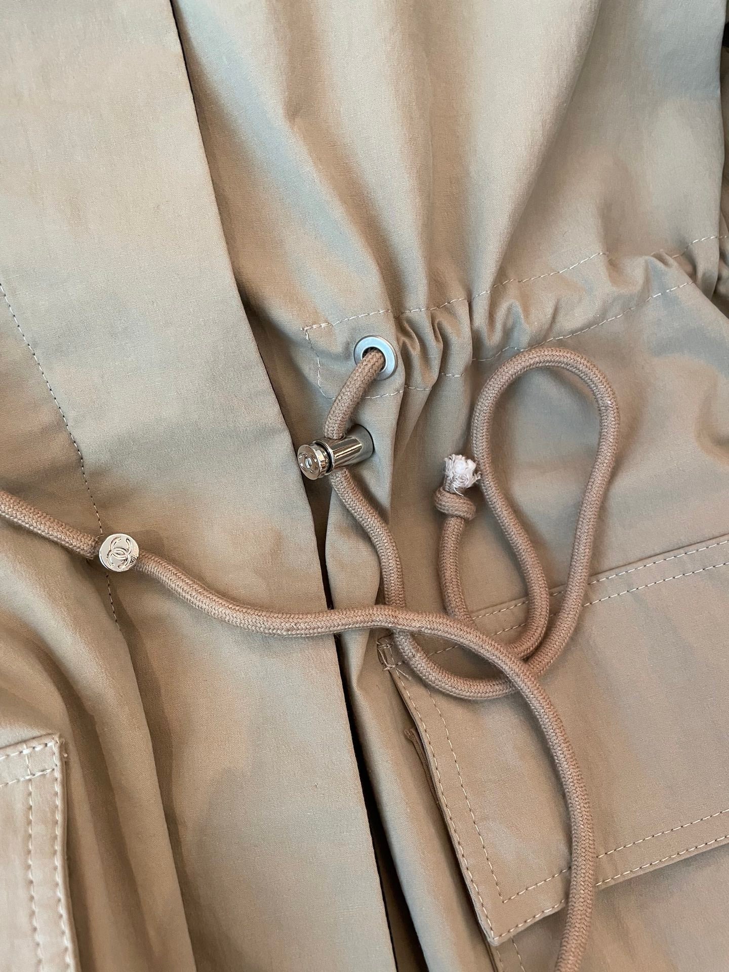 25fw new drawstring windbreaker jacket