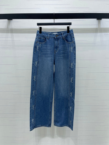 25fw new high waist straight jeans