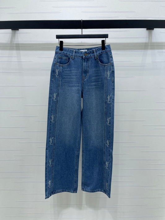 25fw new high waist straight jeans