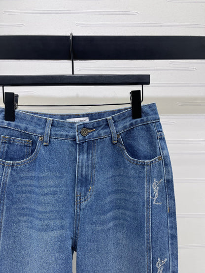 25fw new high waist straight jeans