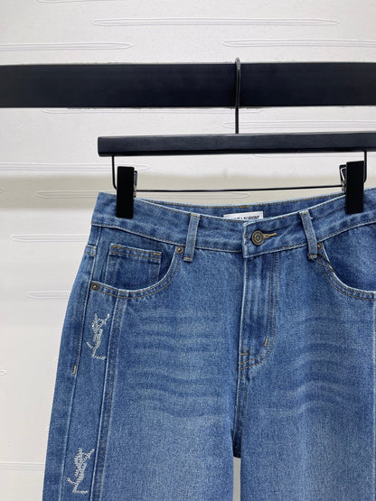 25fw new high waist straight jeans