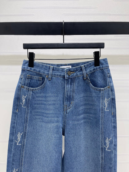 25fw new high waist straight jeans