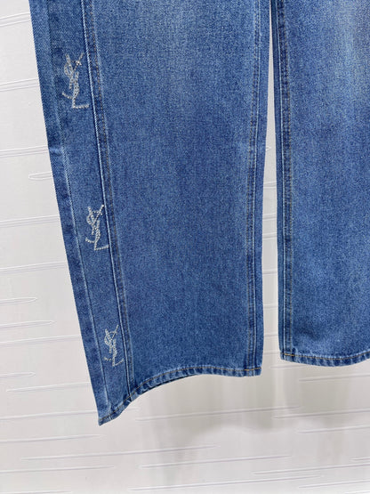 25fw new high waist straight jeans