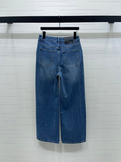 25fw new high waist straight jeans