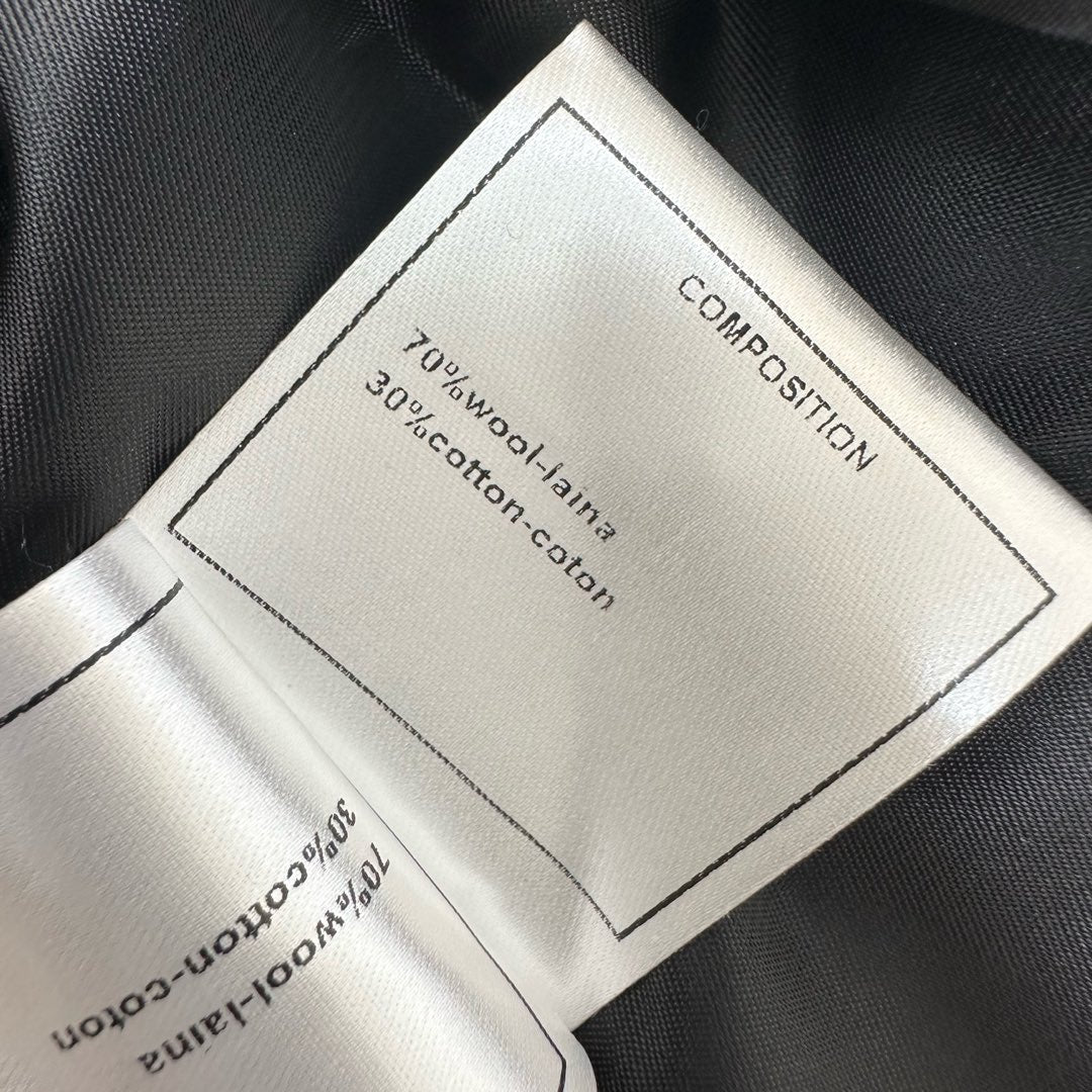 25fw new round neck dress wool jacket