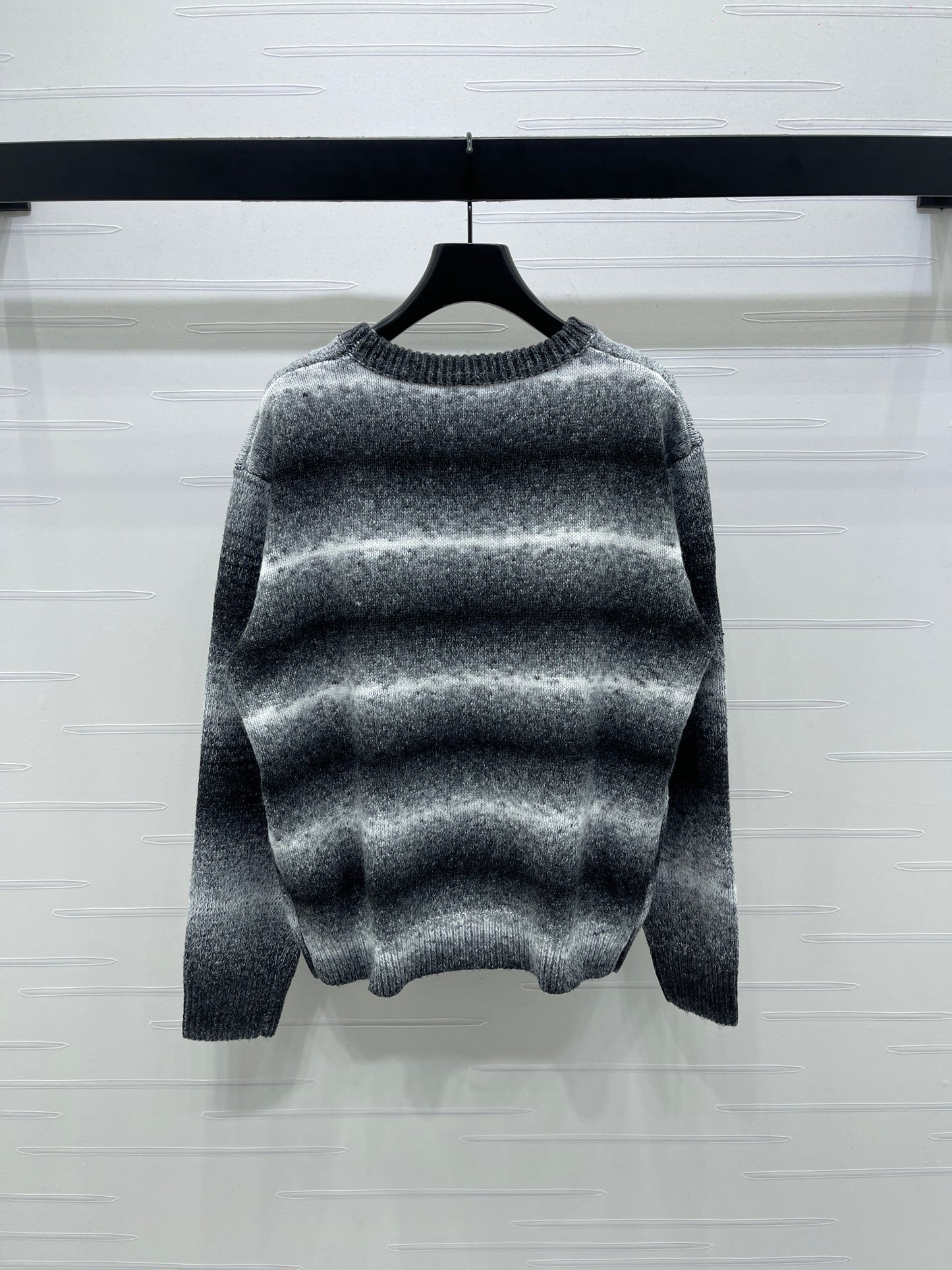25fw new bow striped wool sweater