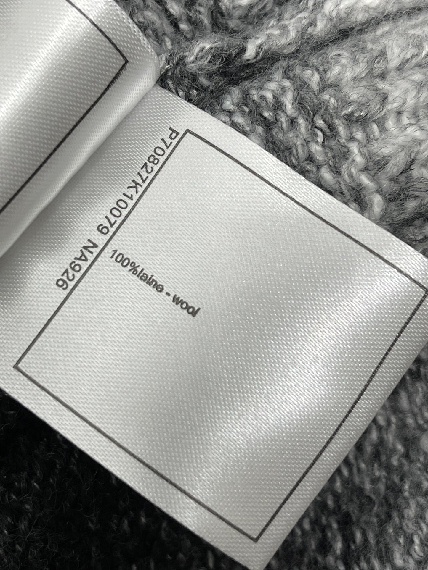 25fw new bow striped wool sweater