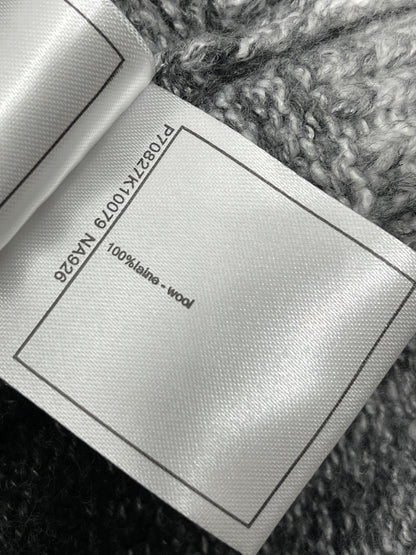 25fw new bow striped wool sweater