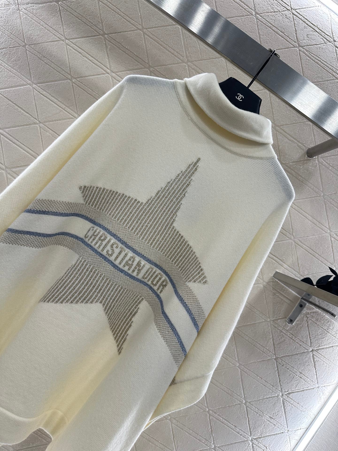 25fw new lapel high collar wool knitted cape