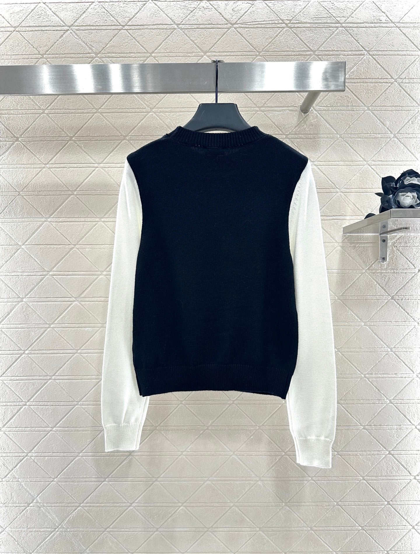 25fw new raglan bow wool knitted sweater