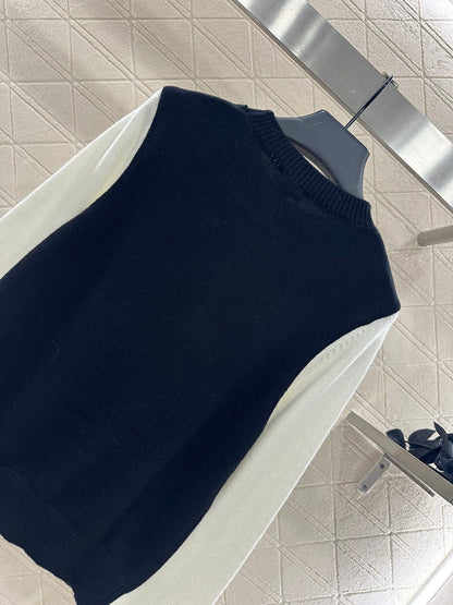 25fw new raglan bow wool knitted sweater