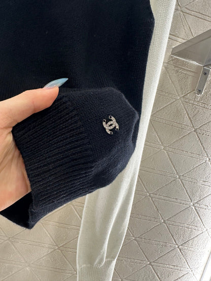 25fw new raglan bow wool knitted sweater