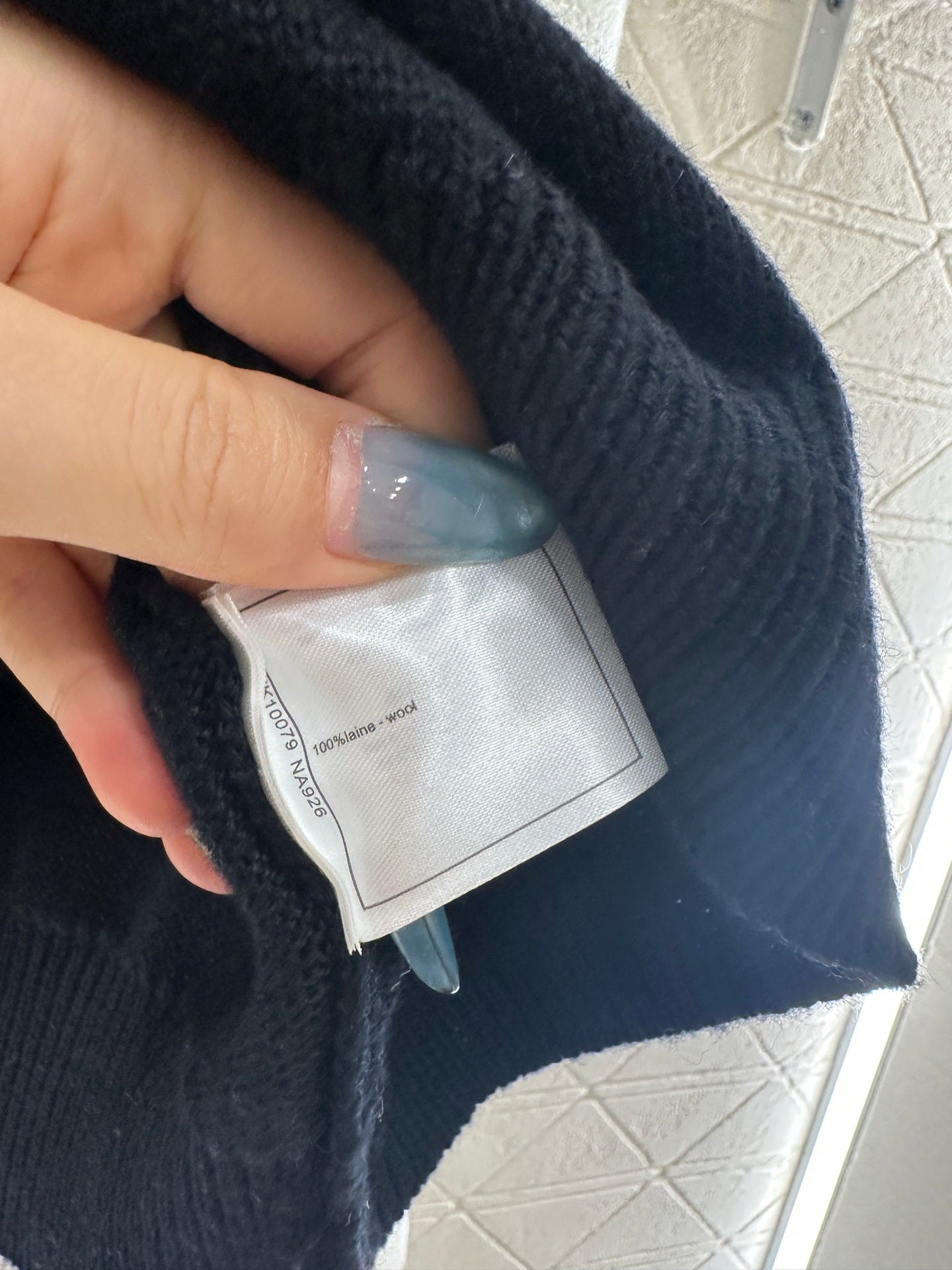 25fw new raglan bow wool knitted sweater