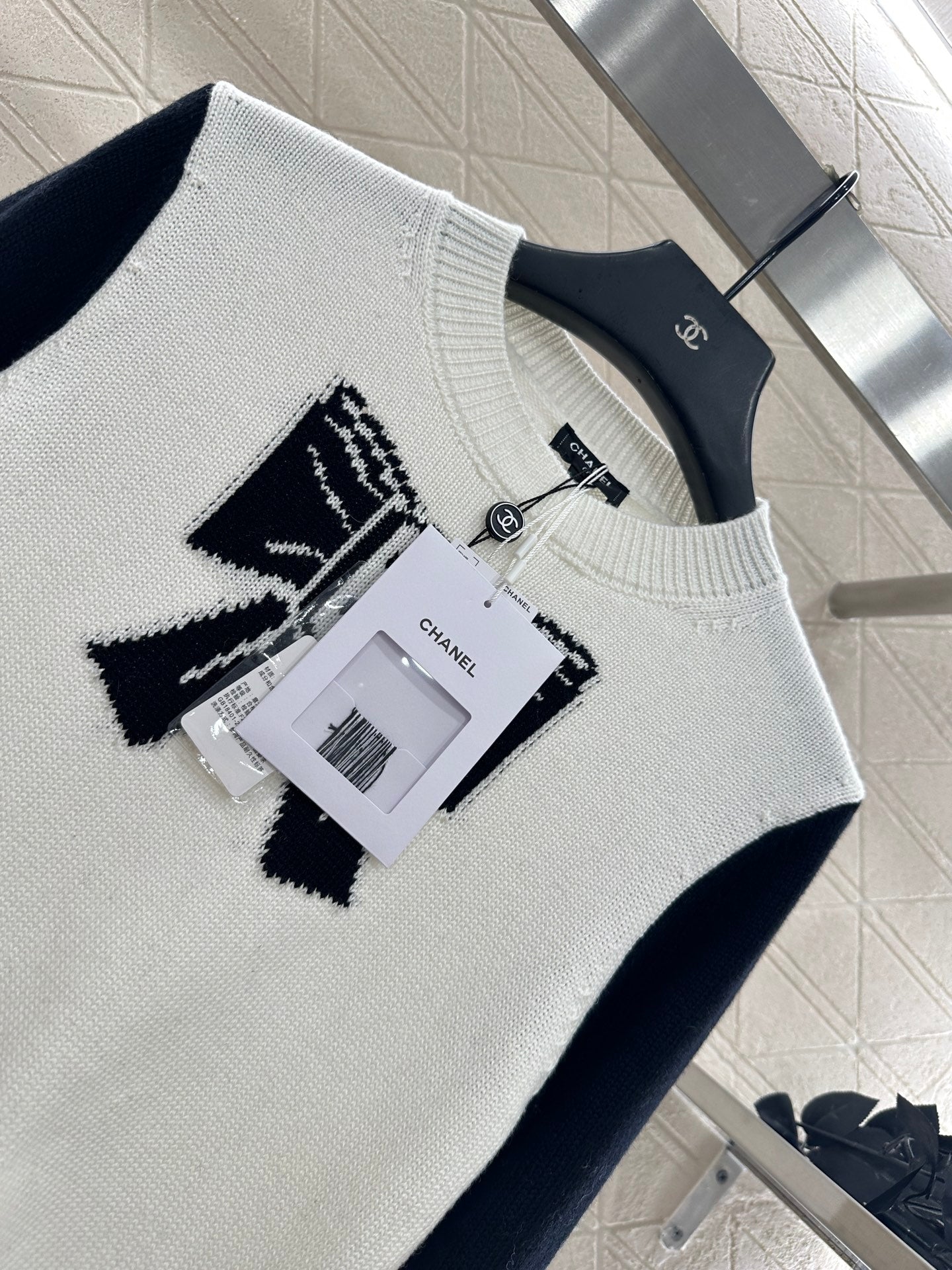 25fw new raglan bow wool knitted sweater