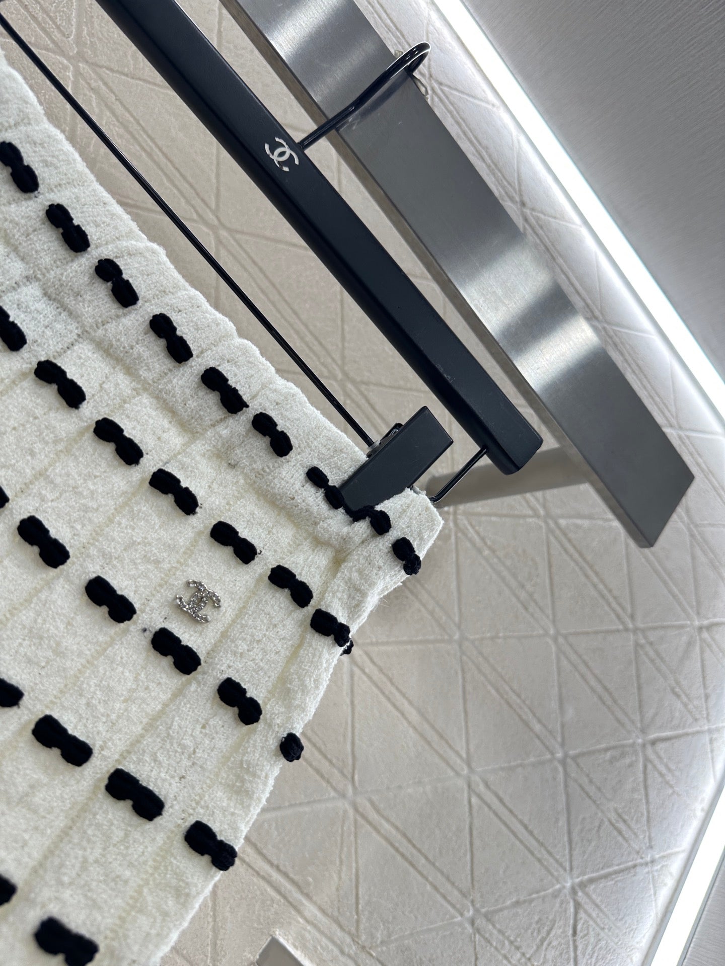 25fw new bow knitted skirt