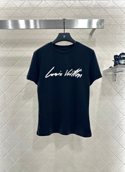 25fw new round neck printed T-shirt