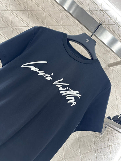 25fw new round neck printed T-shirt