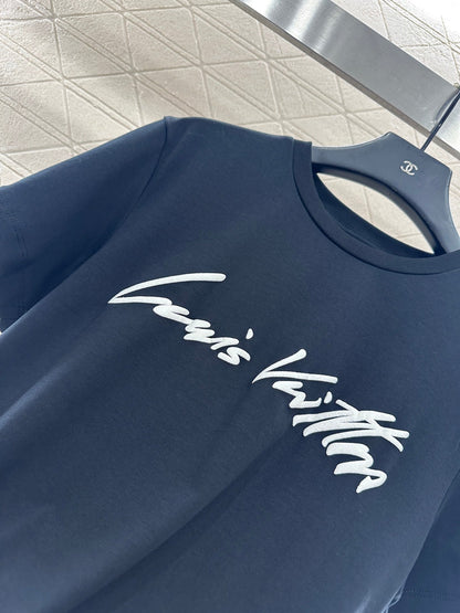 25fw new round neck printed T-shirt