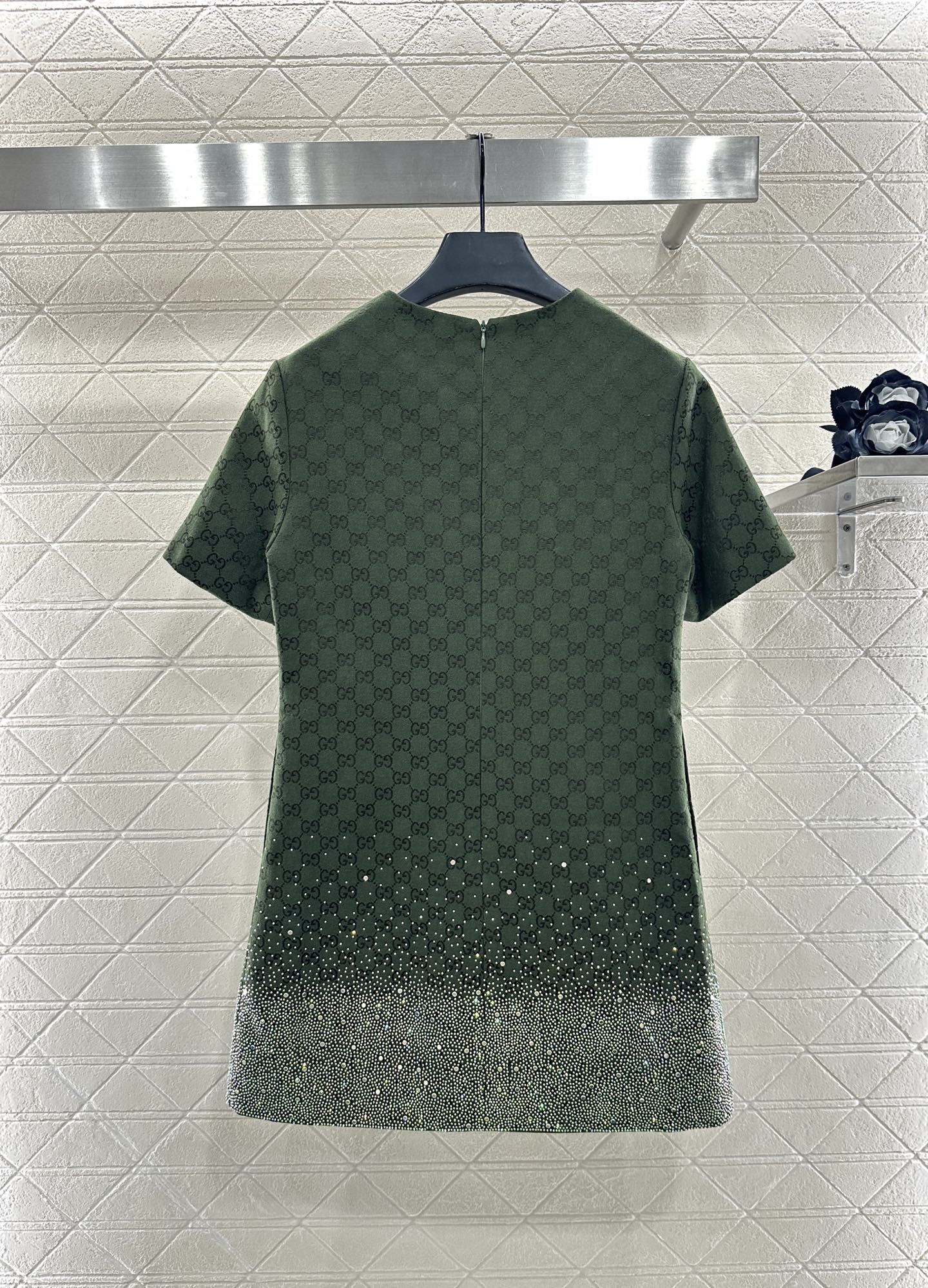 25fw new heavy hot diamond jacquard dress